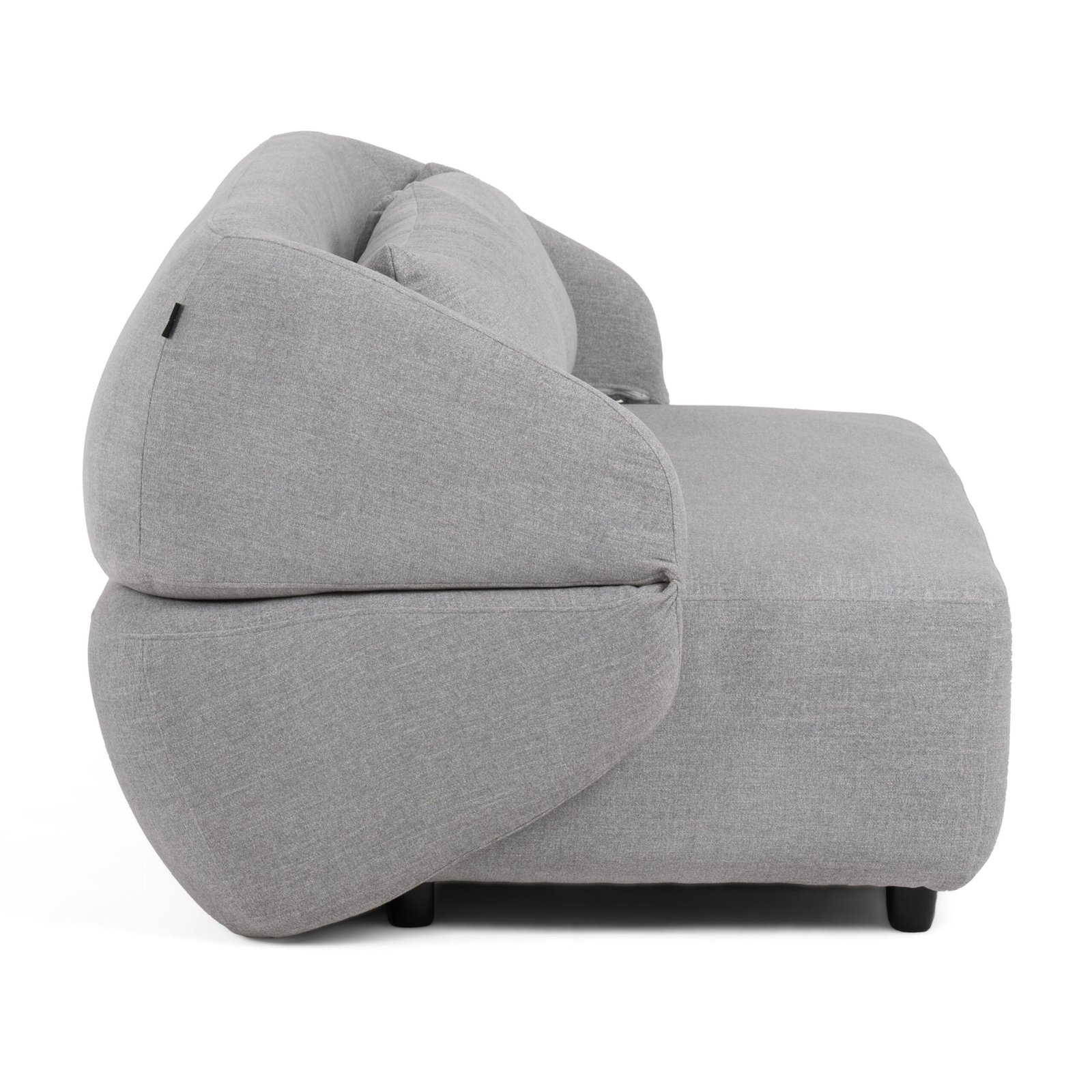 Divani Casa Lerner - Modern Light Grey Fabric Sofa Bed - Image 4
