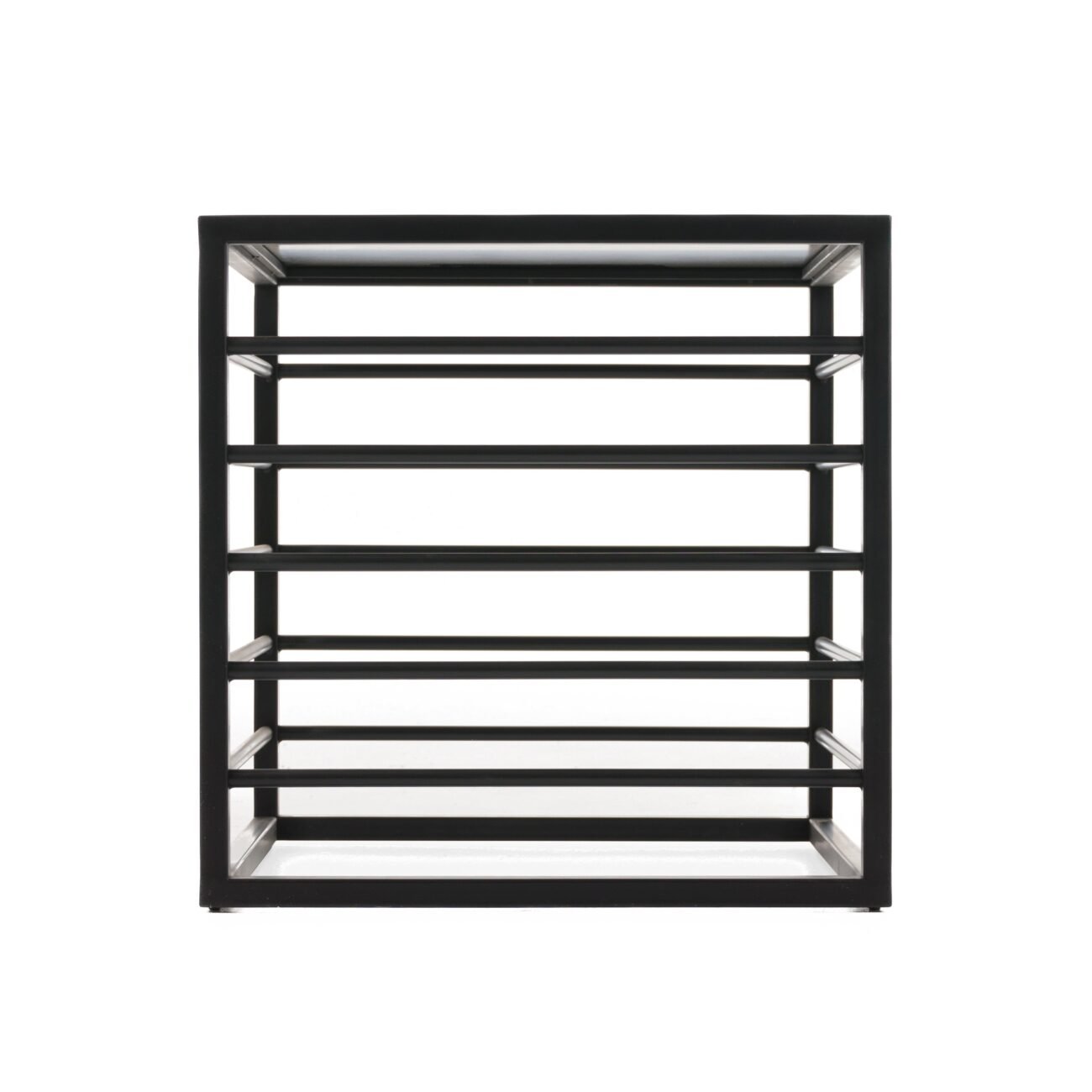 Modrest Malvo - Modern Black + Glass End Table - Image 2