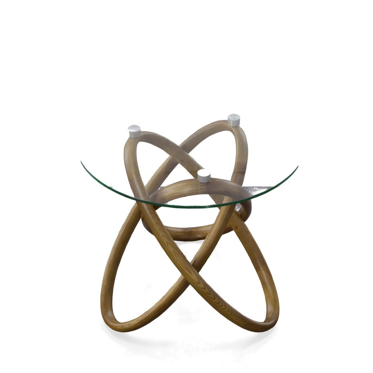 Modrest Mason - Modern Class + Walnut Side Table - Image 4
