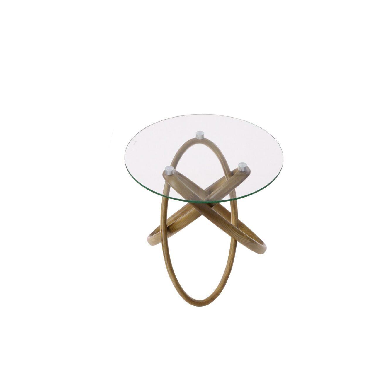 Modrest Mason - Modern Class + Walnut Side Table - Image 5