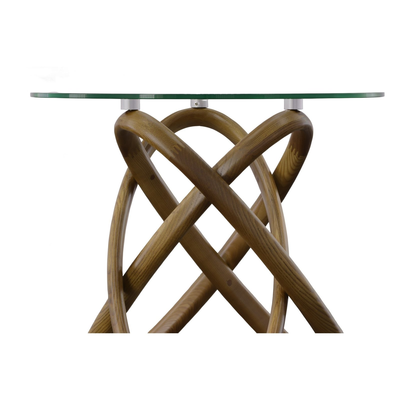 Modrest Mason - Modern Class + Walnut Side Table - Image 2