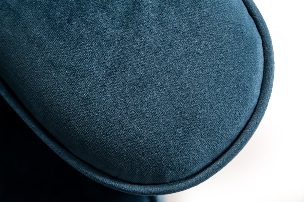 Divani Casa Carly Transitional Blue Velour Chair