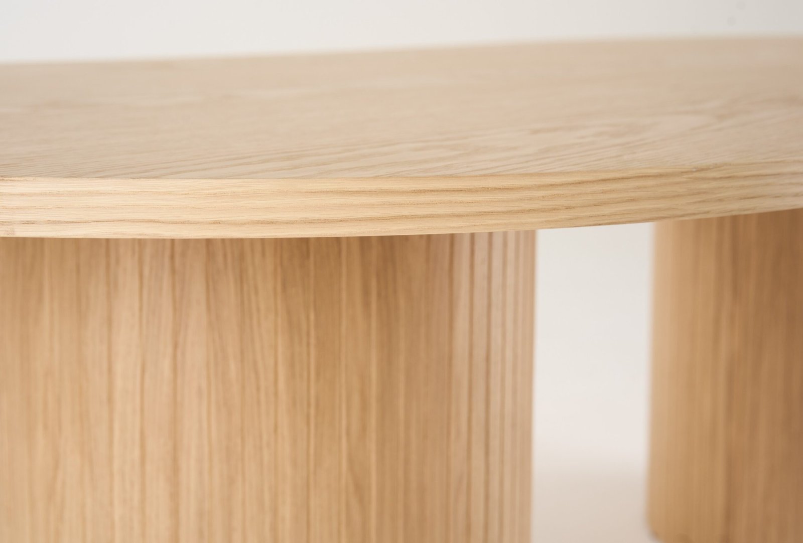 Modrest Miami - Modern Natural Oak Oval Dining Table - Image 4