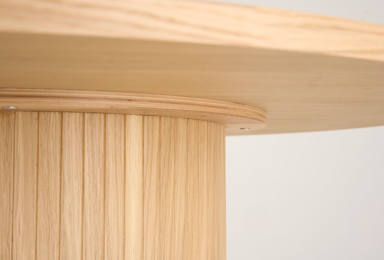 Modrest Miami - Modern Natural Oak Oval Dining Table - Image 5