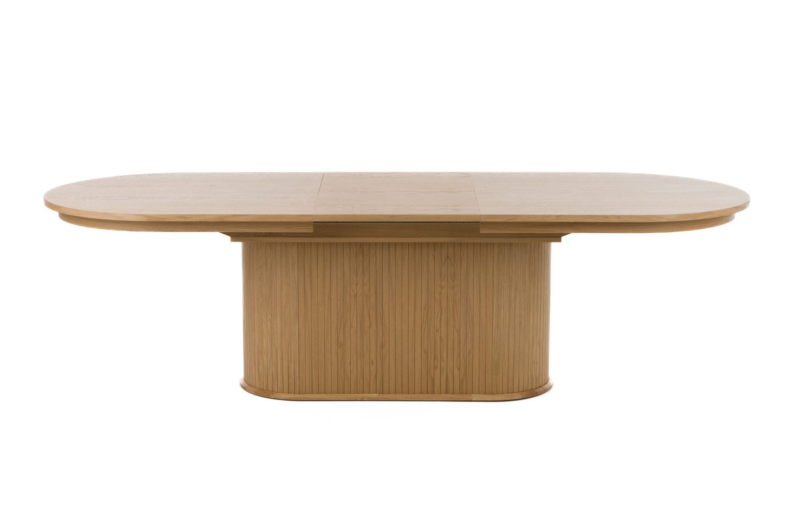 Modrest Milan Modern Natural Oak Dining Table With Extension - Image 3