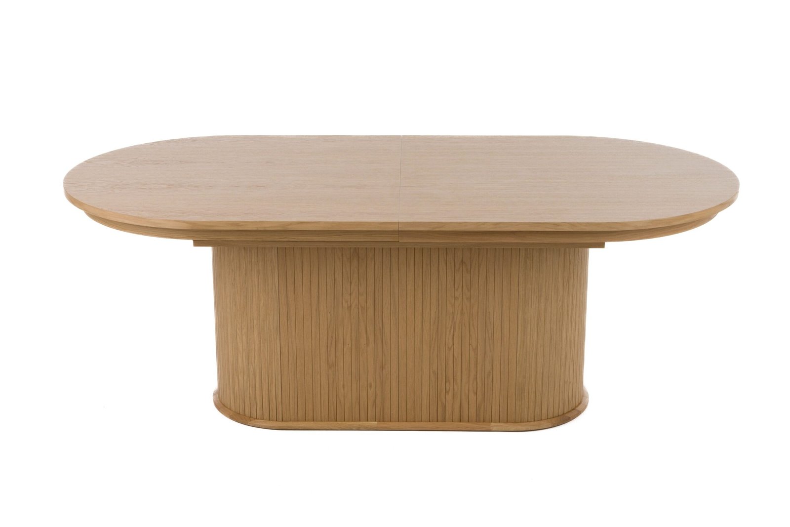 Modrest Milan Modern Natural Oak Dining Table With Extension - Image 4