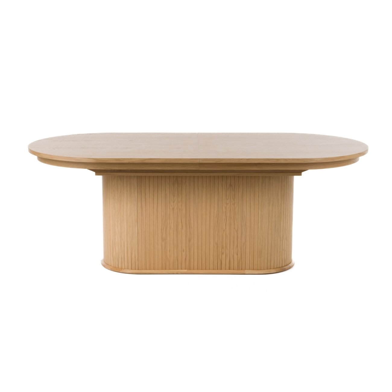 Modrest Milan Modern Natural Oak Dining Table With Extension - Image 5