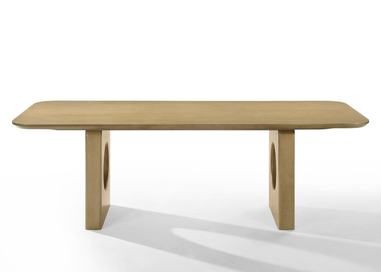 Modrest Oshana - Modern White Oak Dining Set - Image 2