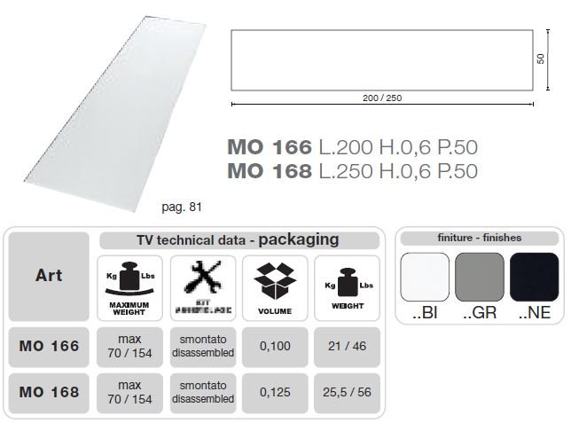 MO-USA2 Modena Grey TV Entertainment System Made In Italy - Image 4