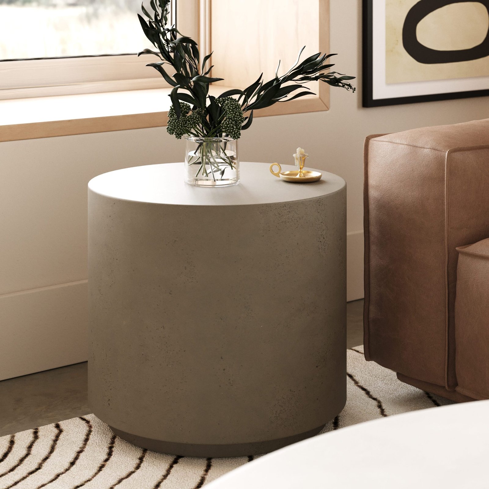 Modrest Morley - Modern Round End Table - Image 3