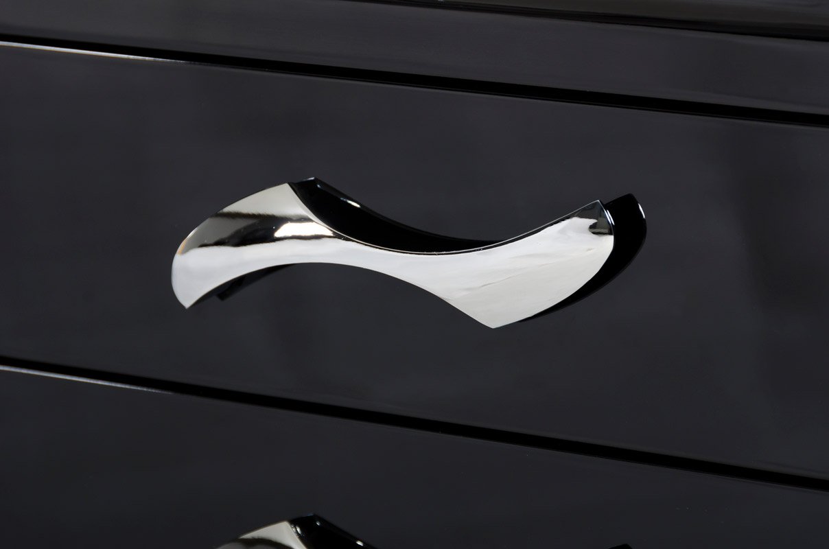 Monte Carlo Black Nightstand - Image 5