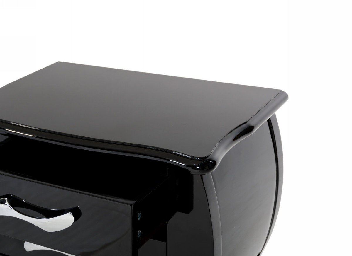 Monte Carlo Black Nightstand - Image 3