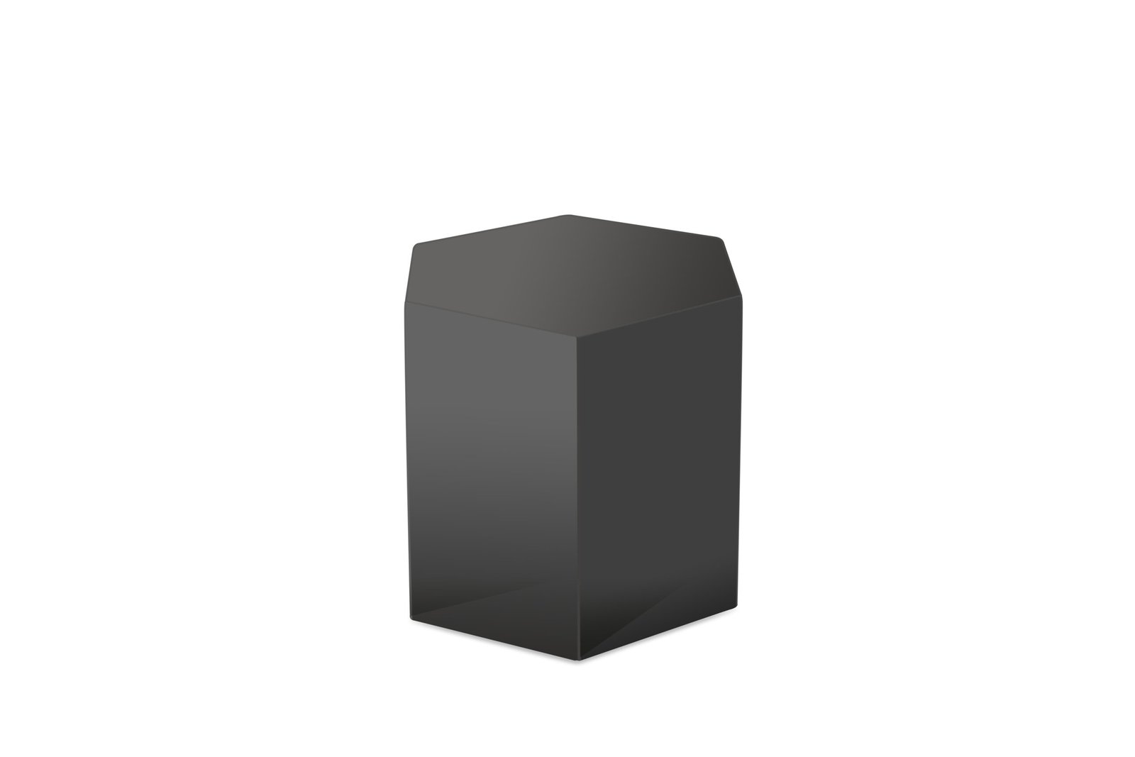 Modrest Newmont - Medium Grey High Gloss End Table - Image 2