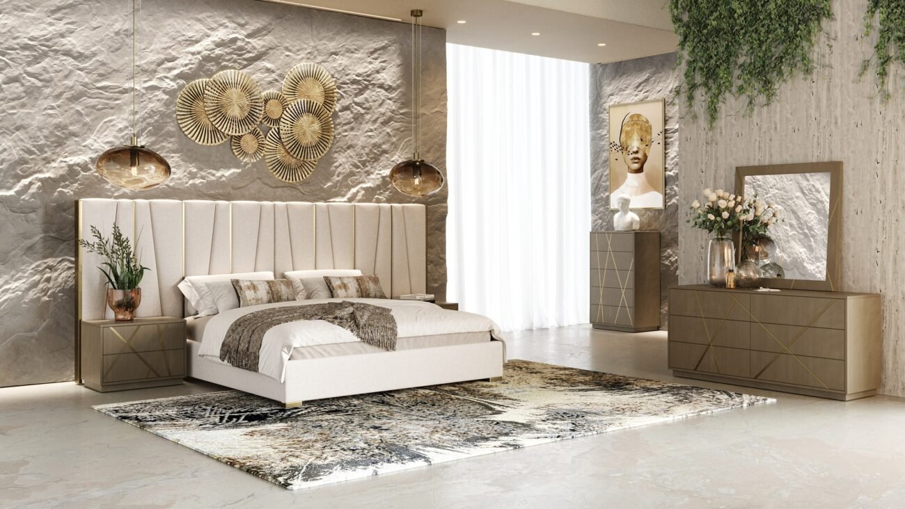 Modrest Nixa - Modern Birch + Brushed Bronze Mirror - Image 3