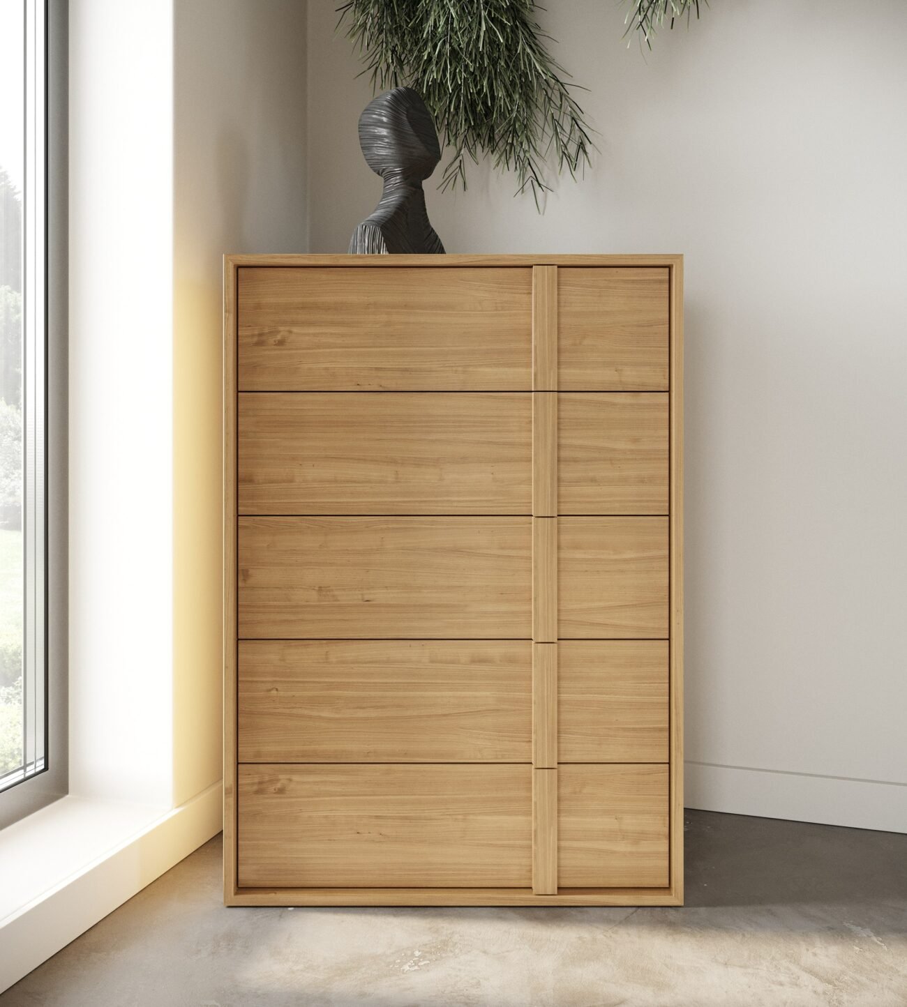 Nova Domus Berlin - Modern Natural Oak Chest