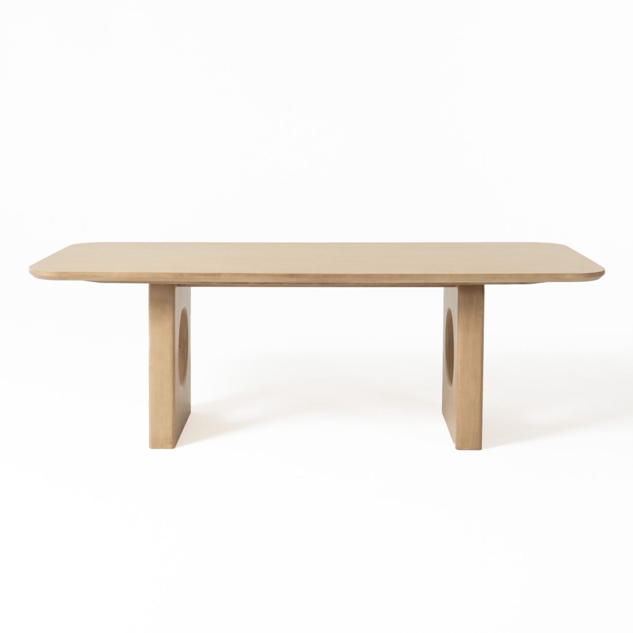 Nova Domus Oshana - Modern White Oak Dining Table - Image 3