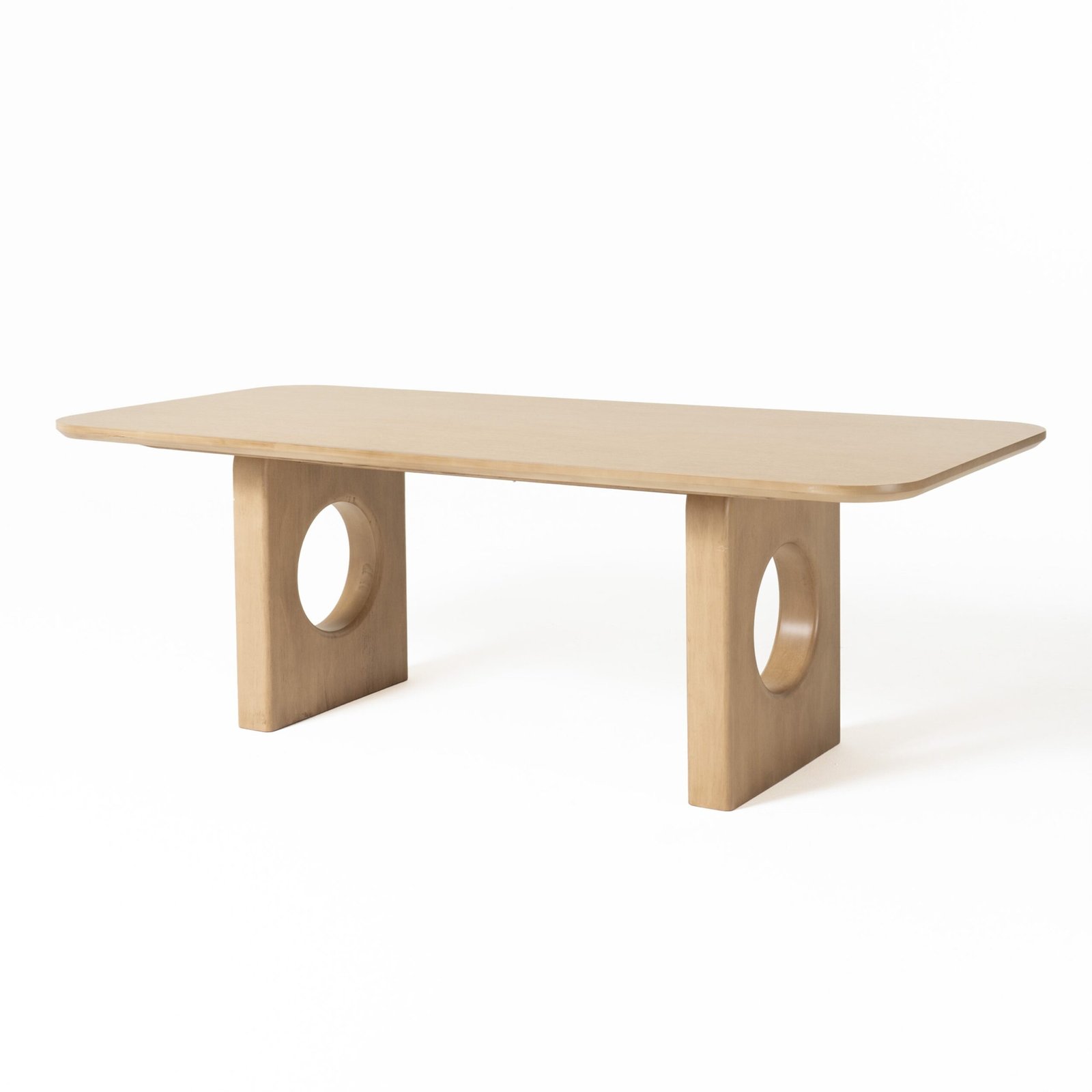 Nova Domus Oshana - Modern White Oak Dining Table - Image 4