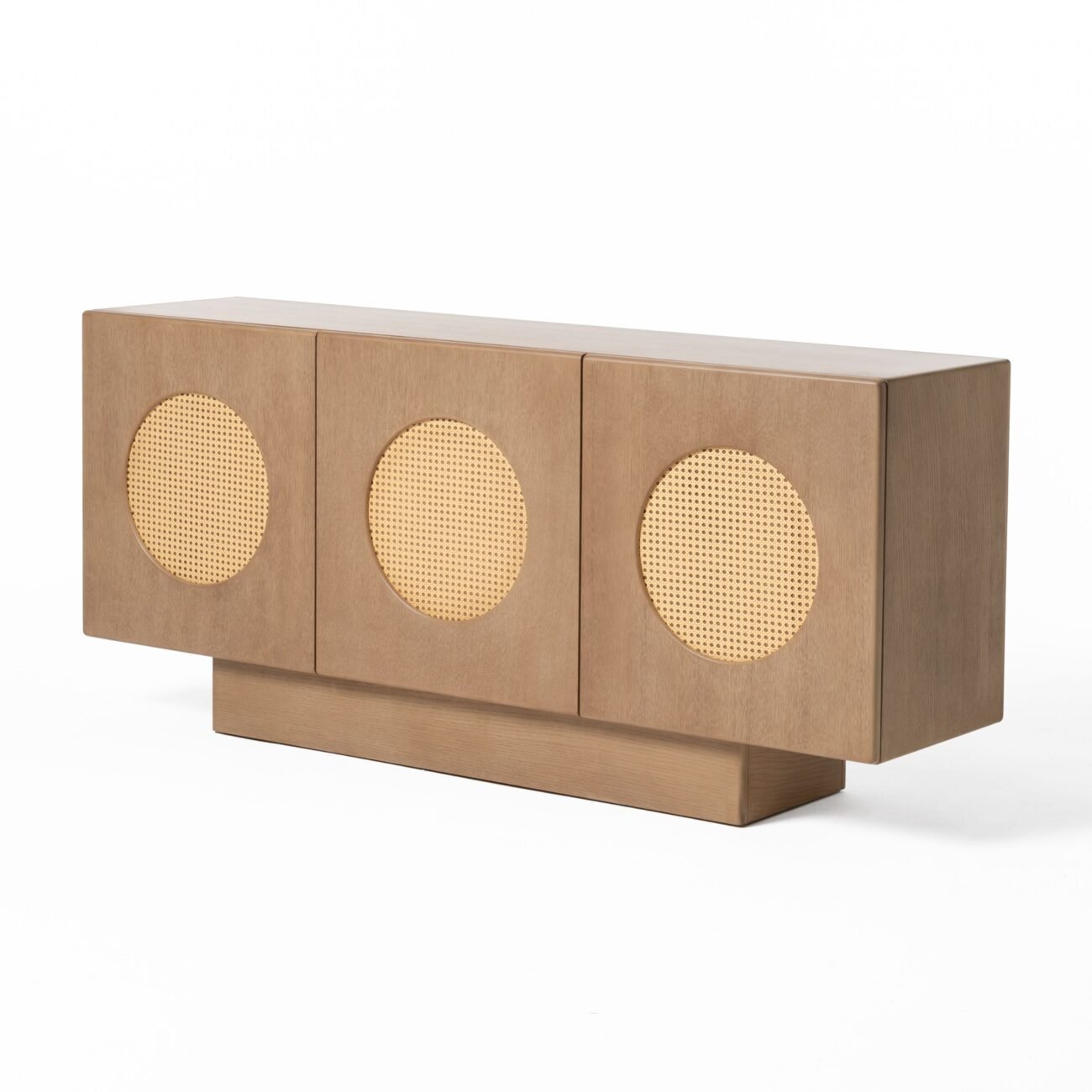 Nova Domus Oshana - Modern White Oak Buffet - Image 2