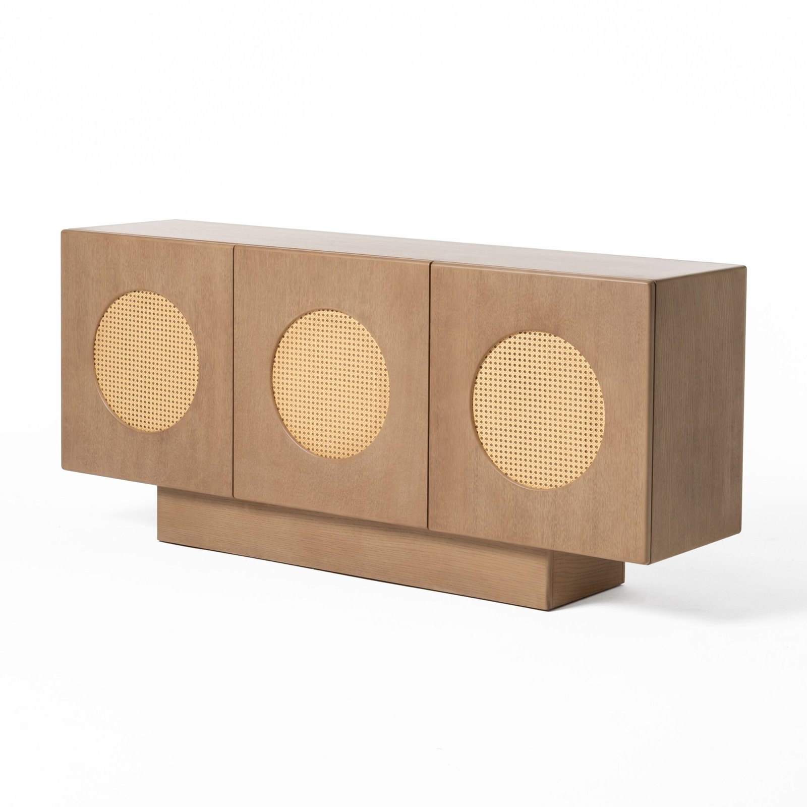 Nova Domus Oshana - Modern White Oak Buffet - Image 2