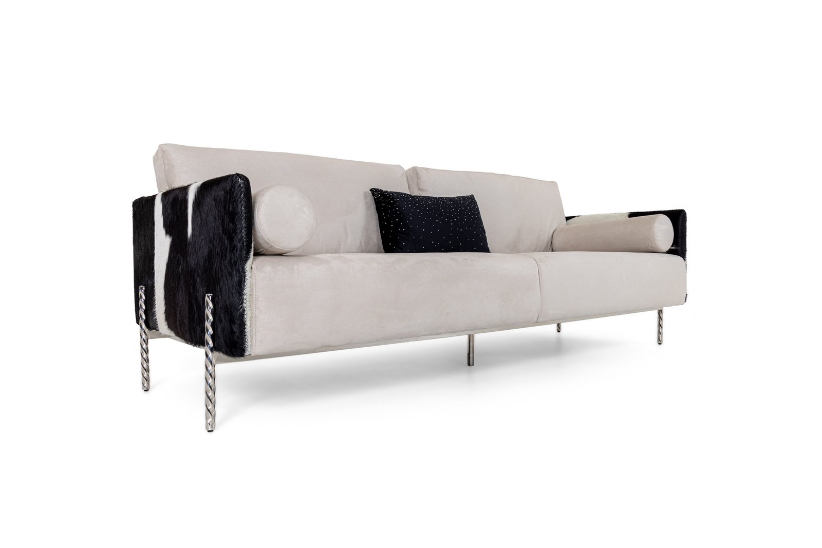 Divani Casa Pueblo - Modern Cow-hide Sofa - Image 3
