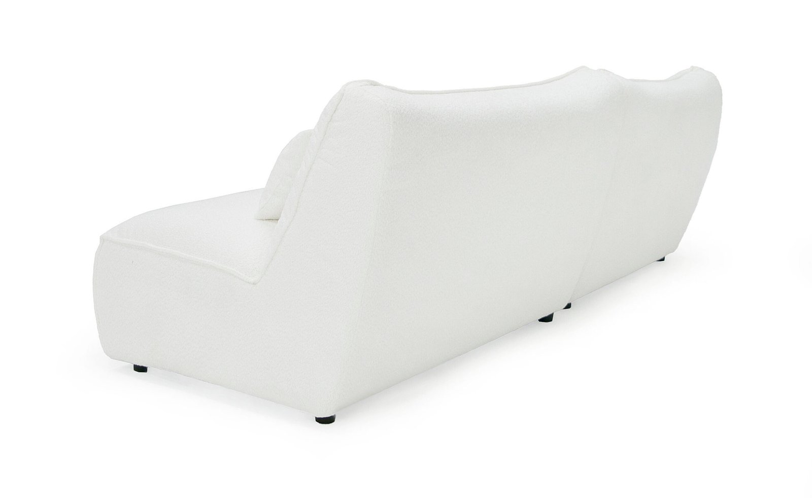 Divani Casa Racine - Modern White Fabric Modular Sectional Sofa - Image 4