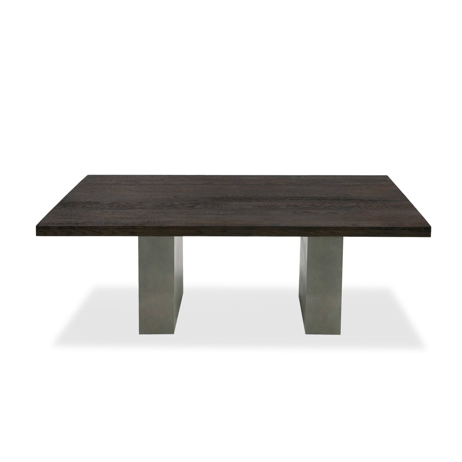 Modrest Renzo Modern Oak & Concrete 79" Dining Table - Image 5