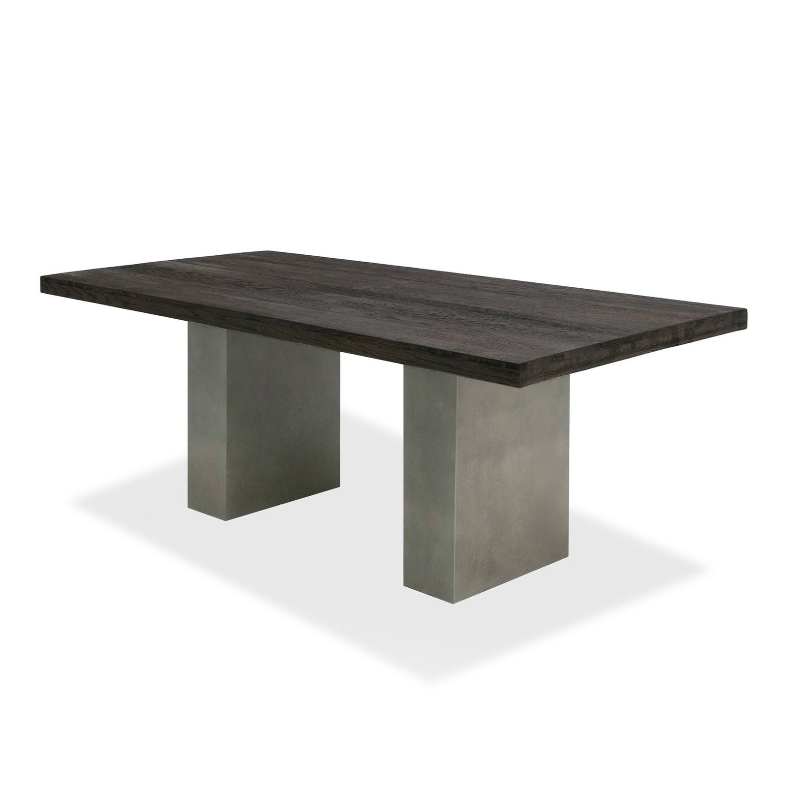 Modrest Renzo Modern Oak & Concrete 79" Dining Table