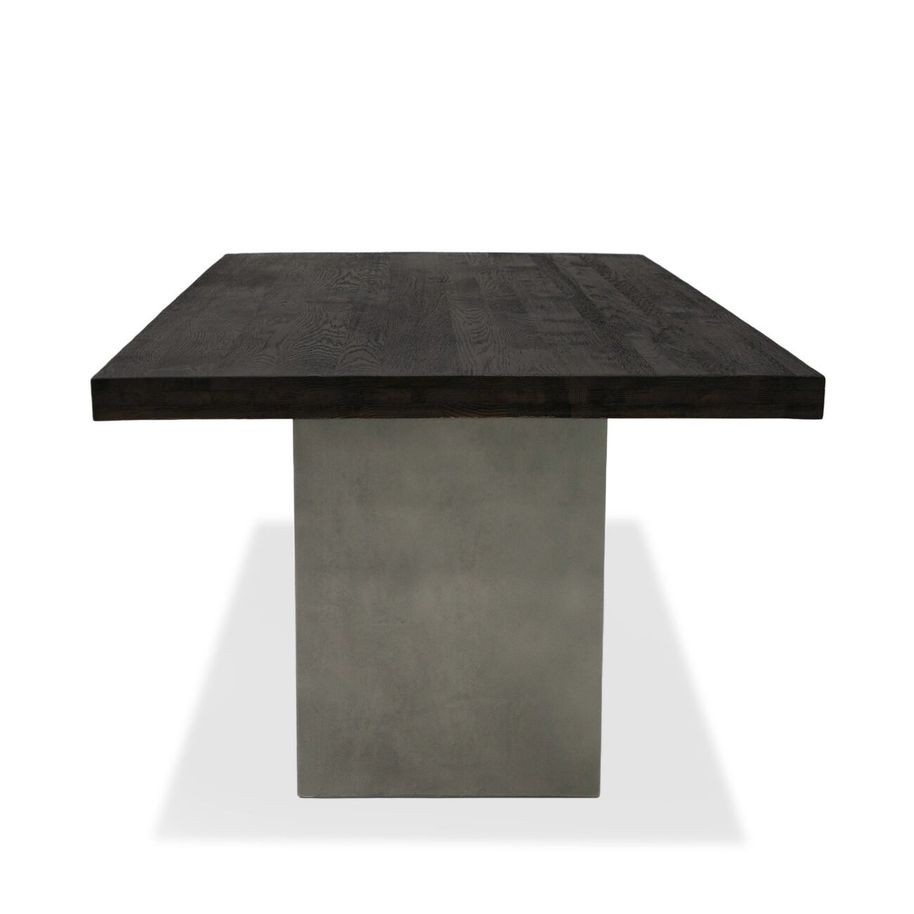 Modrest Renzo Modern Oak & Concrete 79" Dining Table - Image 4