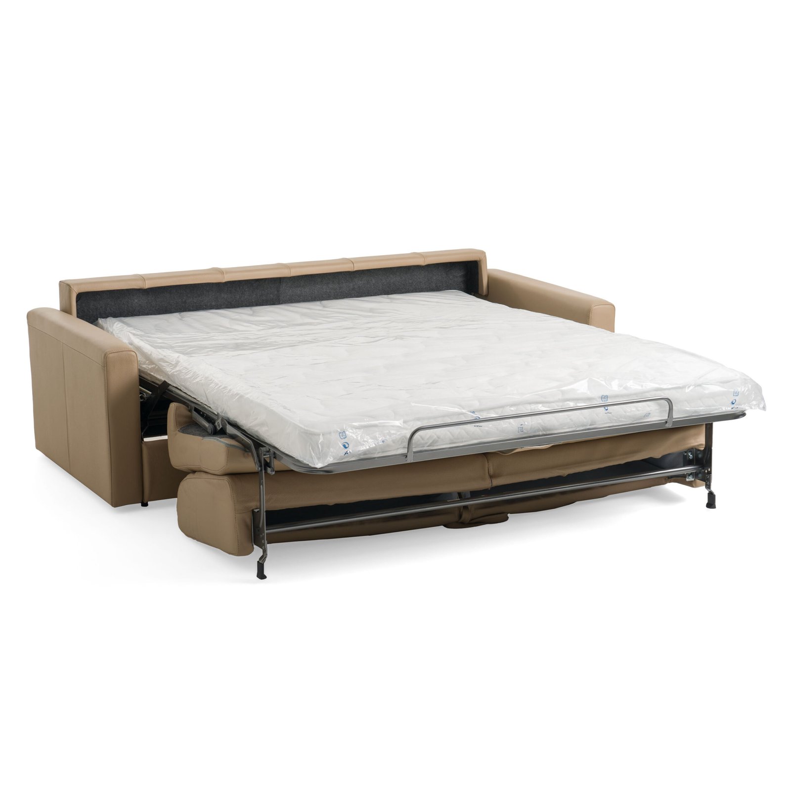 Lamod Italia Revers - Italian Modern Desert Leather Queen Sofabed - Image 3
