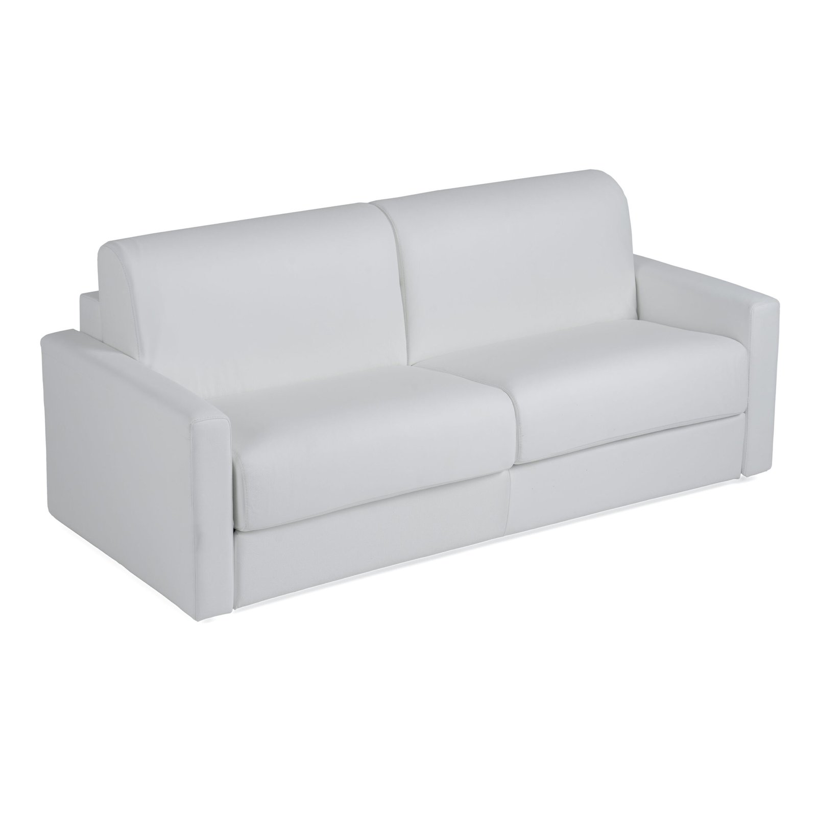 Lamod Italia Revers - Italian Modern White Leather Queen Sofabed