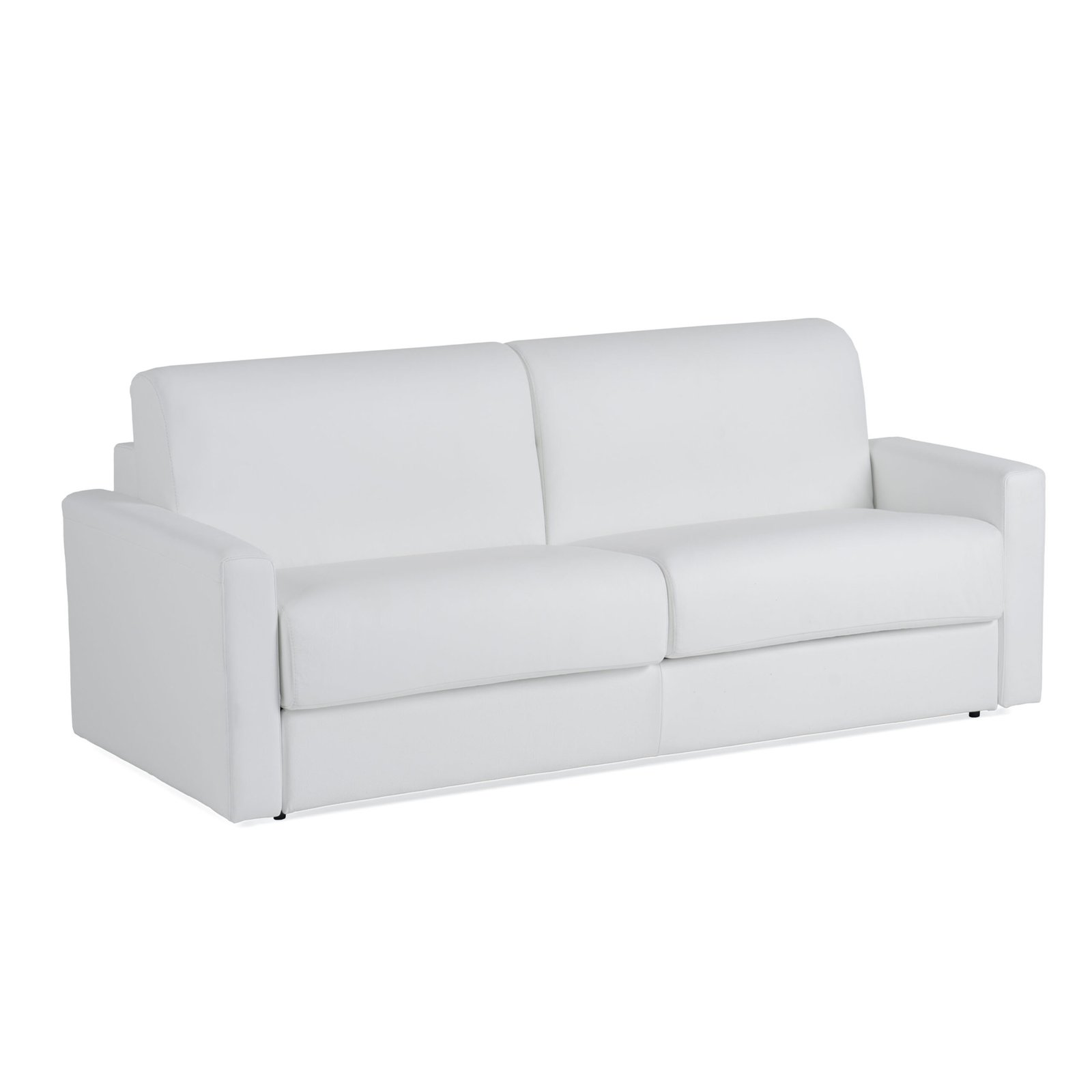Lamod Italia Revers - Italian Modern White Leather Queen Sofabed - Image 2
