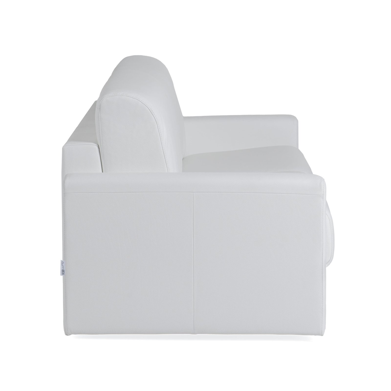 Lamod Italia Revers - Italian Modern White Leather Queen Sofabed - Image 4