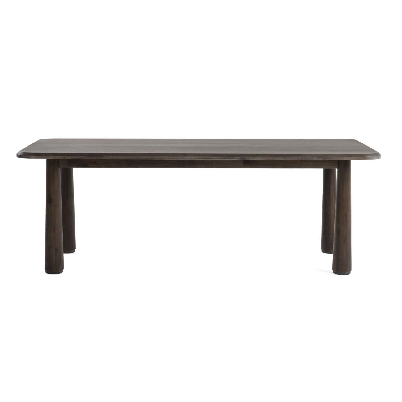 Modrest Rhea - Modern 87" Dark Acacia Rectangular Dining Table - Image 2