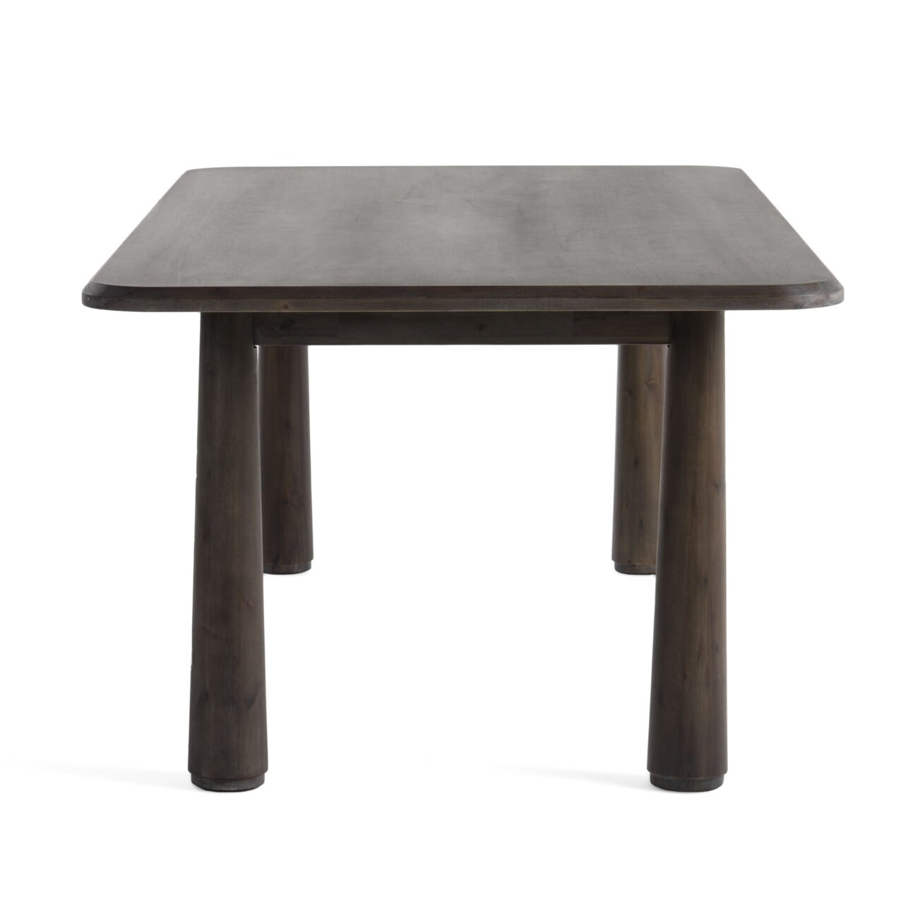 Modrest Rhea - Modern 87" Dark Acacia Rectangular Dining Table - Image 5