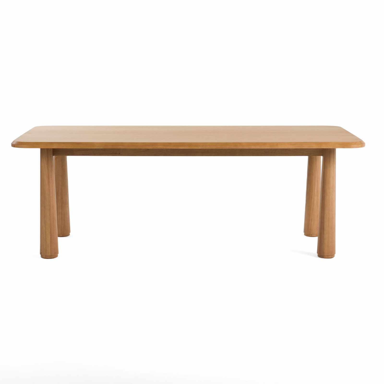 Modrest Rhea - Modern 87" Natural Acacia Rectangular Dining Table - Image 3