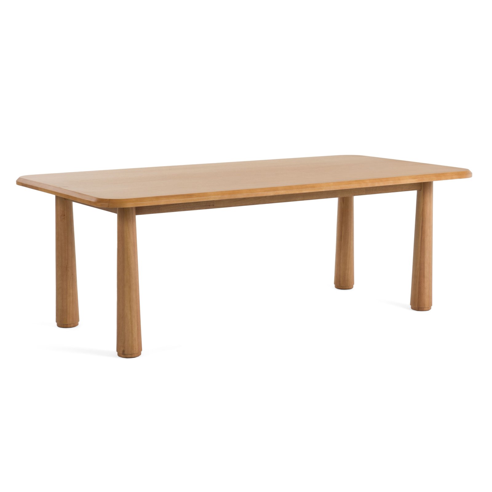 Modrest Rhea - Modern 87" Natural Acacia Rectangular Dining Table - Image 4