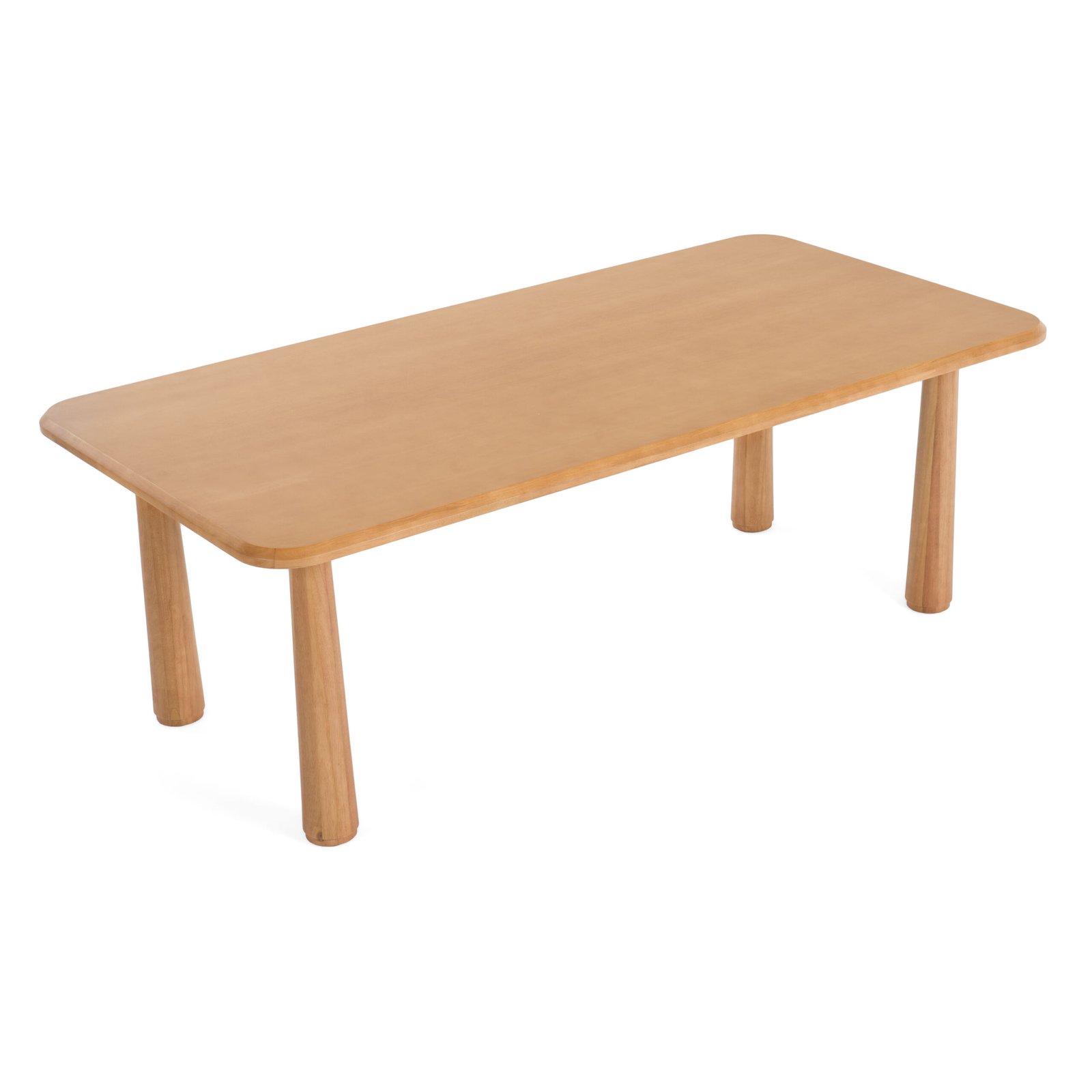 Modrest Rhea - Modern 87" Natural Acacia Rectangular Dining Table - Image 5