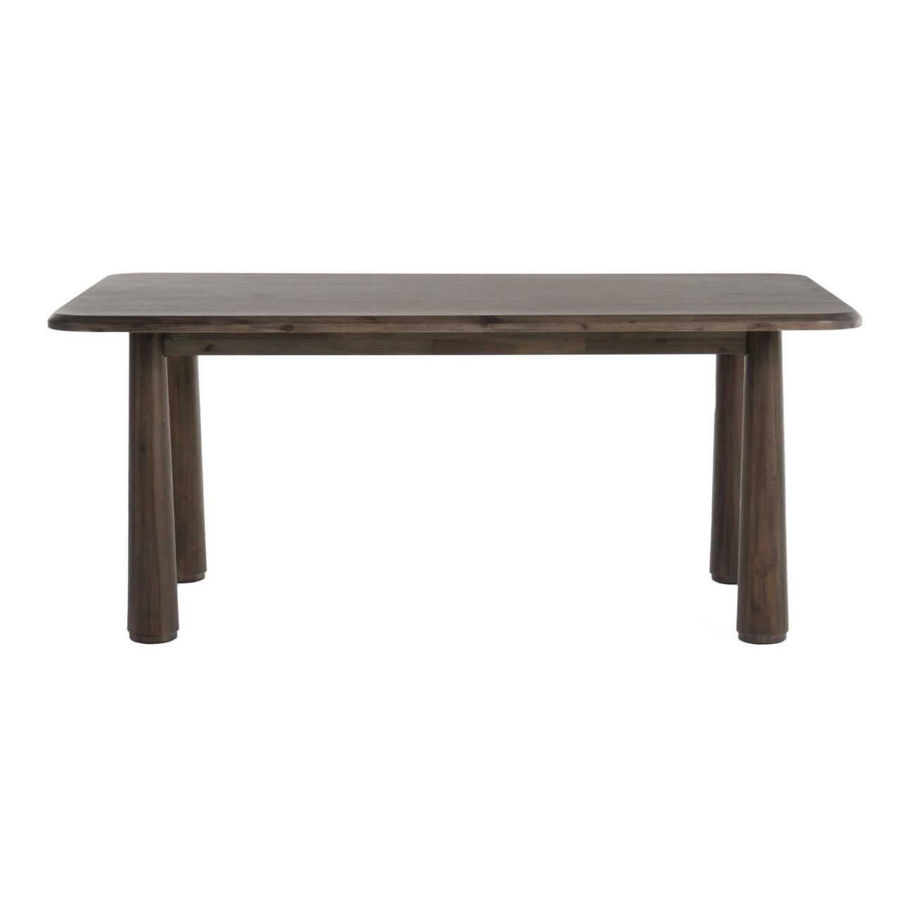Modrest Rhea - Modern 71" Dark Acacia Rectangular Dining Table - Image 2