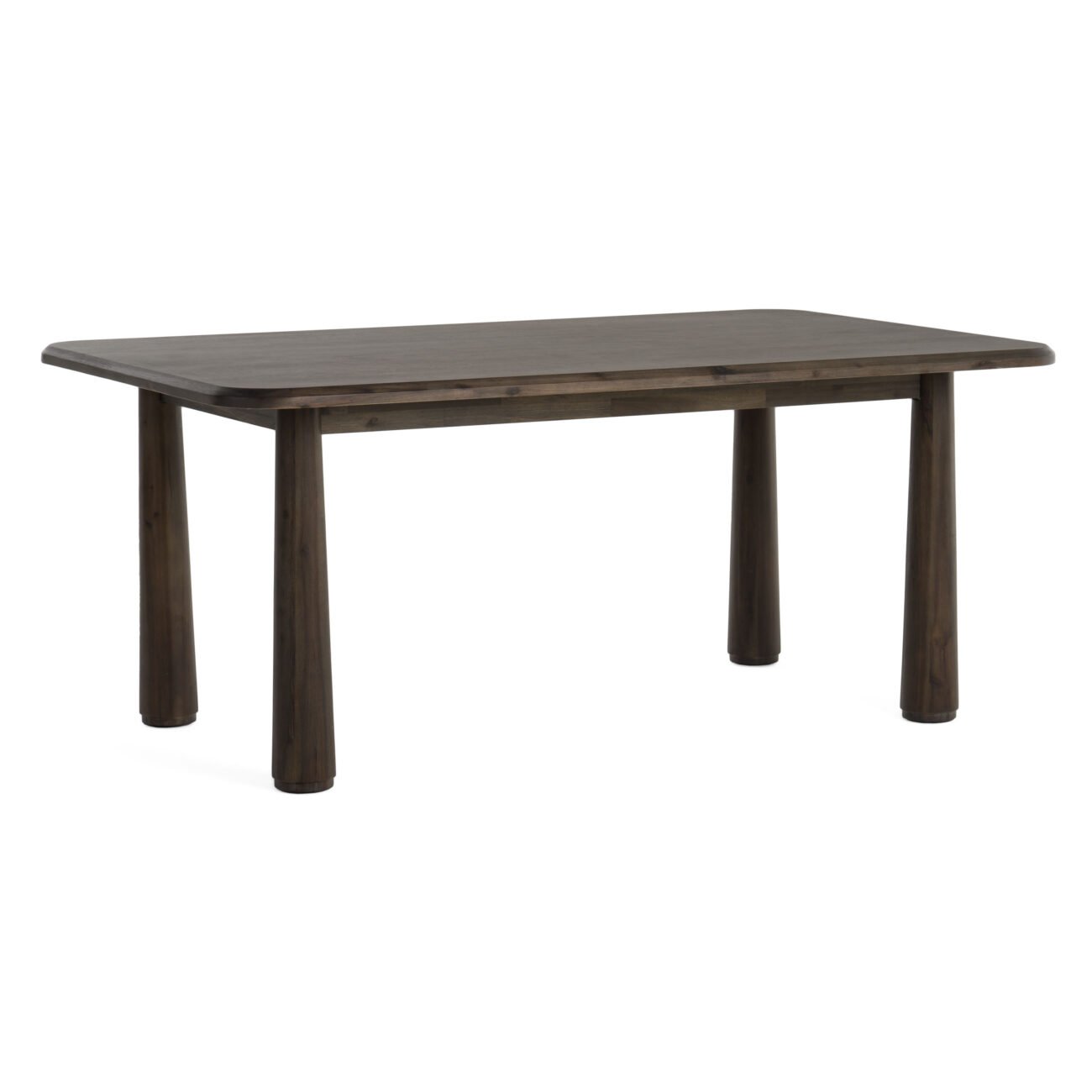 Modrest Rhea - Modern 71" Dark Acacia Rectangular Dining Table - Image 3