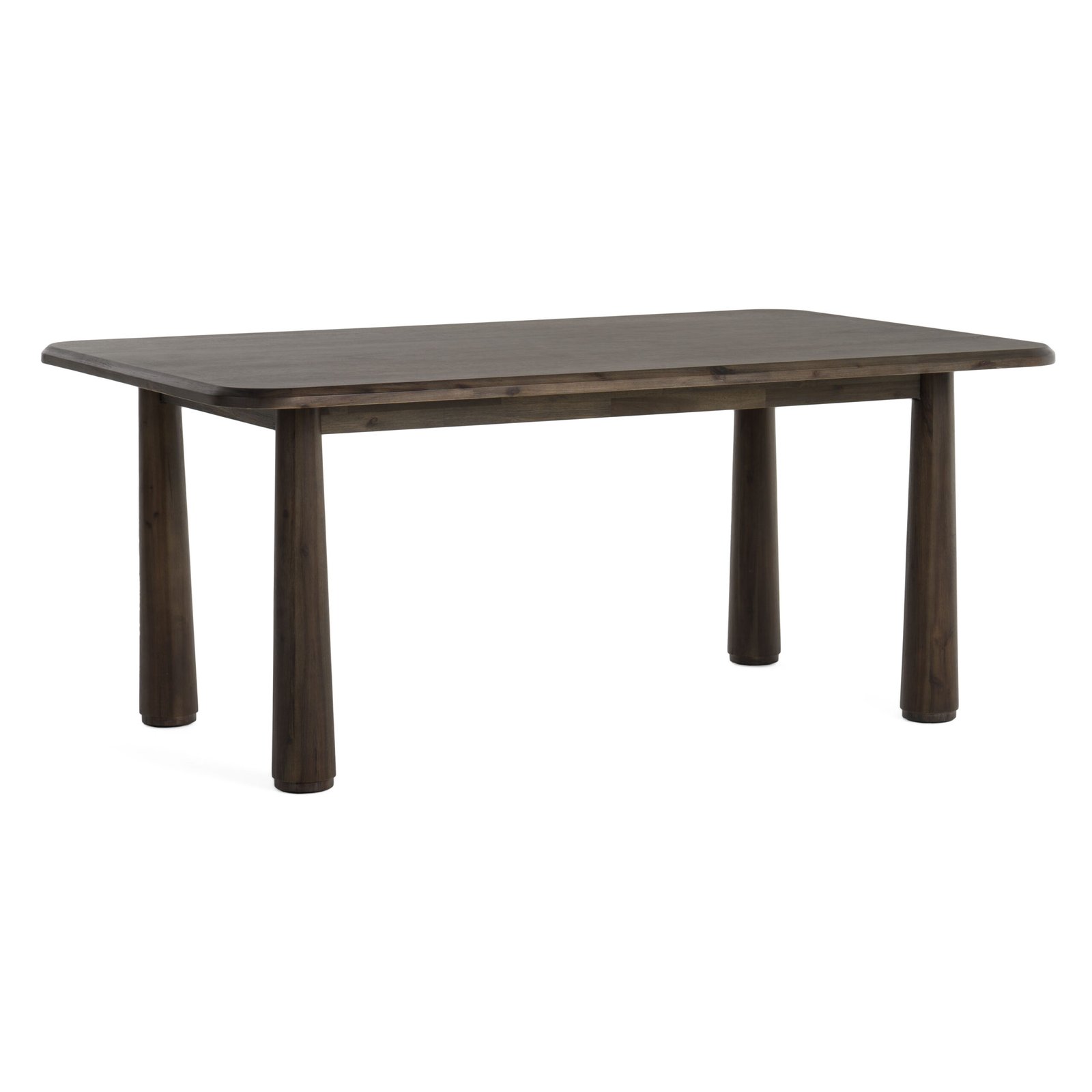 Modrest Rhea - Modern 71" Dark Acacia Rectangular Dining Table - Image 3