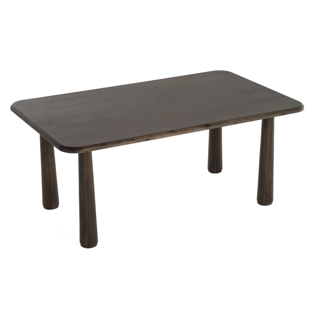 Modrest Rhea - Modern 71" Dark Acacia Rectangular Dining Table - Image 4