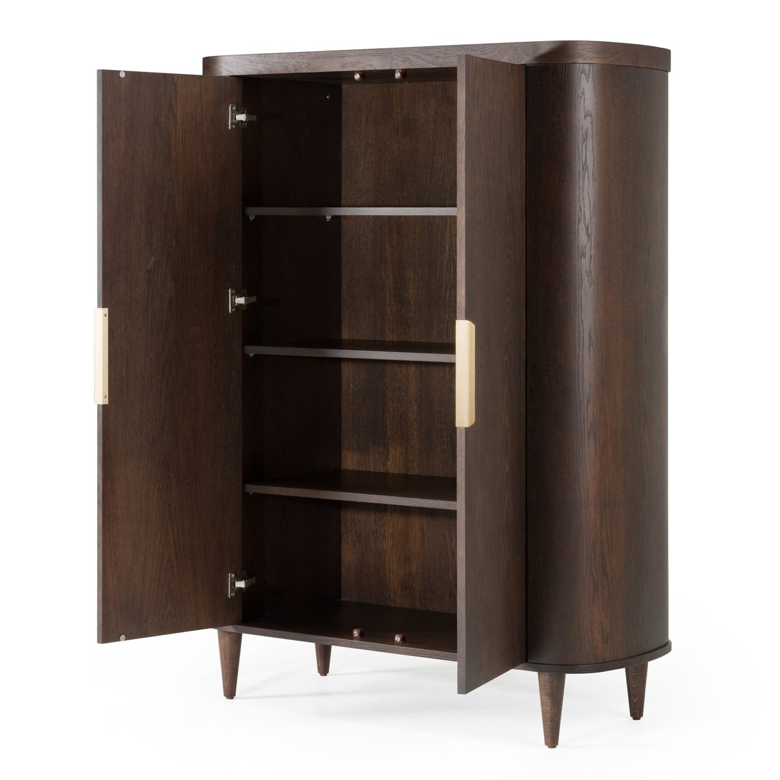 Modrest Richmond - Modern Brown Rounded Tall Buffet - Image 4