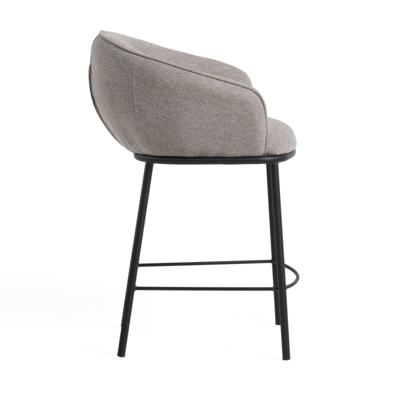 Modrest Rumi - Modern Grey Counter Stool - Image 2