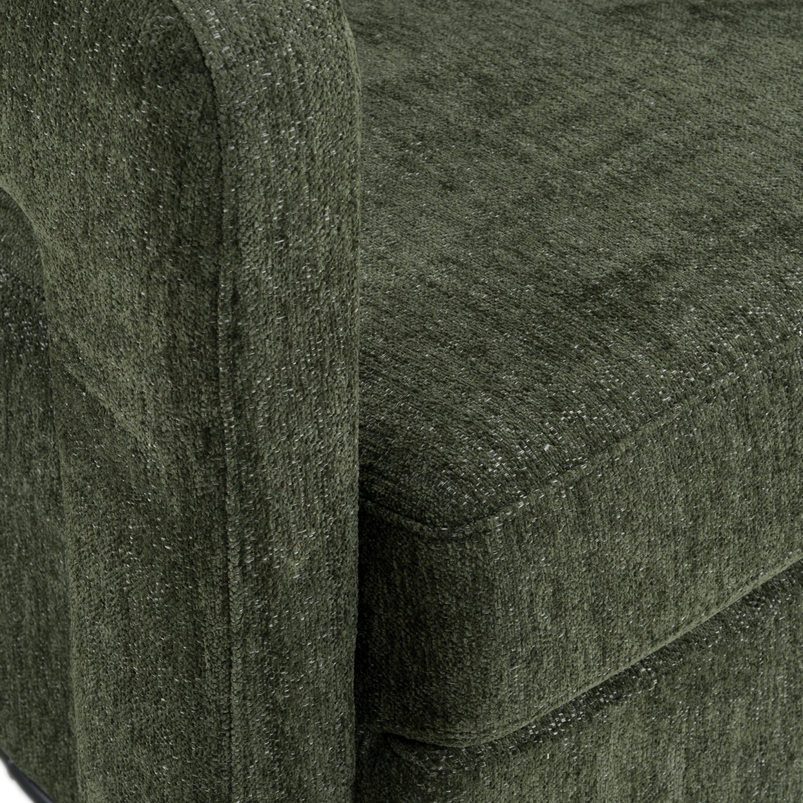 Modrest Ryan - Modern Olive Green Fabric Swivel Accent Chair - Image 5