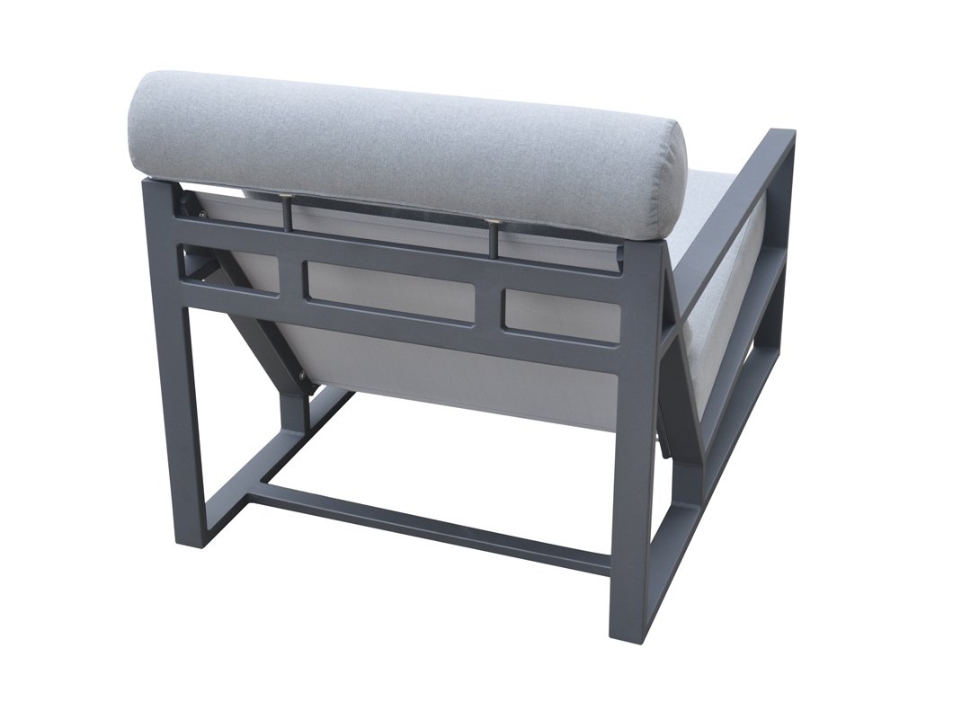 Renava Boardwalk Outdoor Grey Lounge Chair Set - Image 5