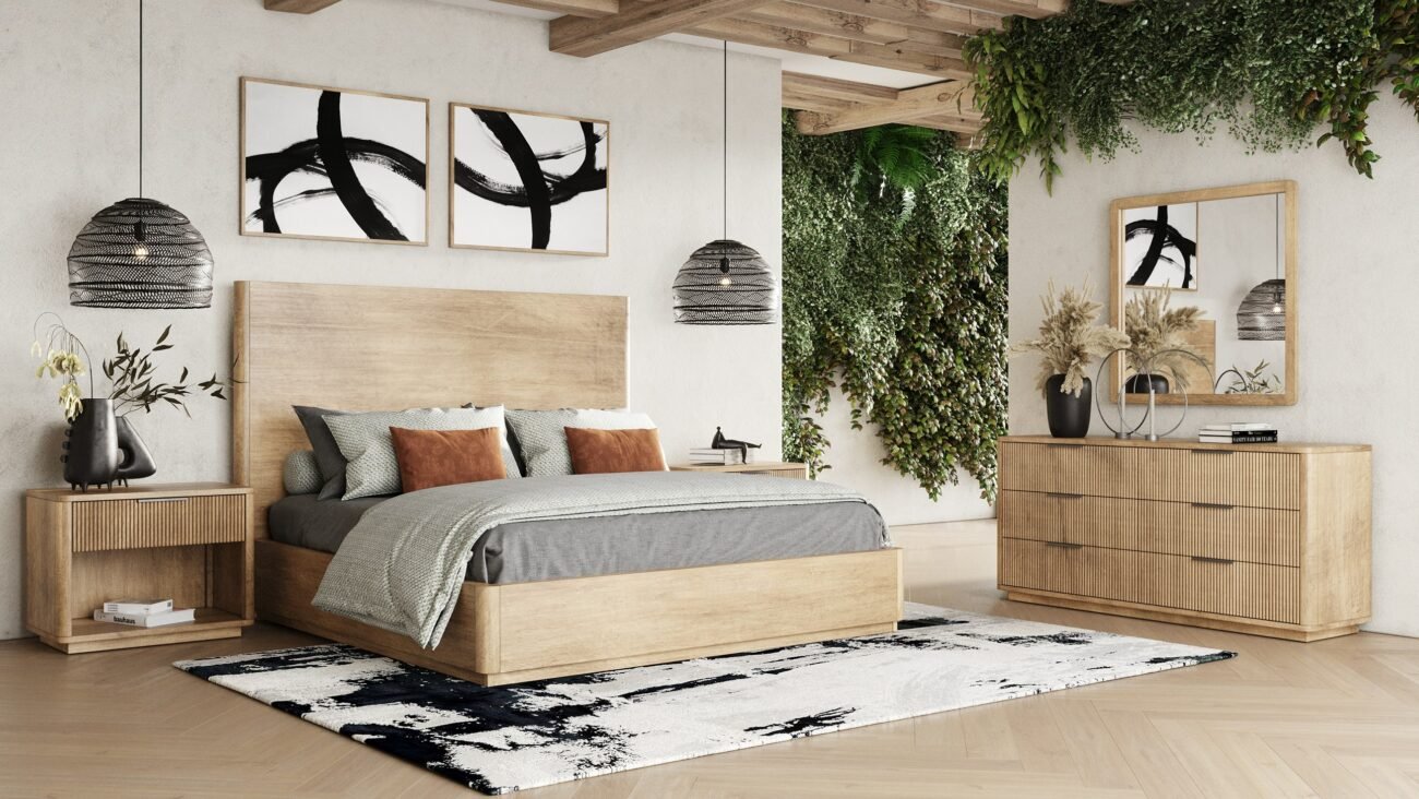 Nova Domus Santa Monica - Modern Natural Oak Nightstand - Image 2