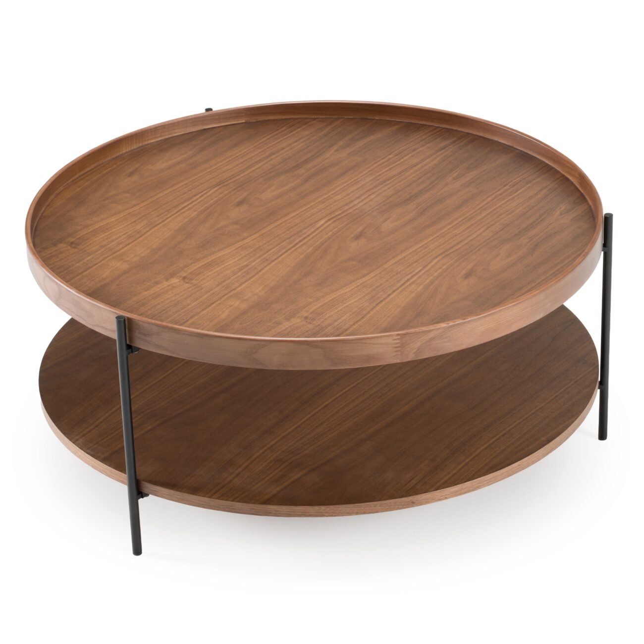 Modrest Savoy - Modern Walnut Large Coffee Table - Image 2