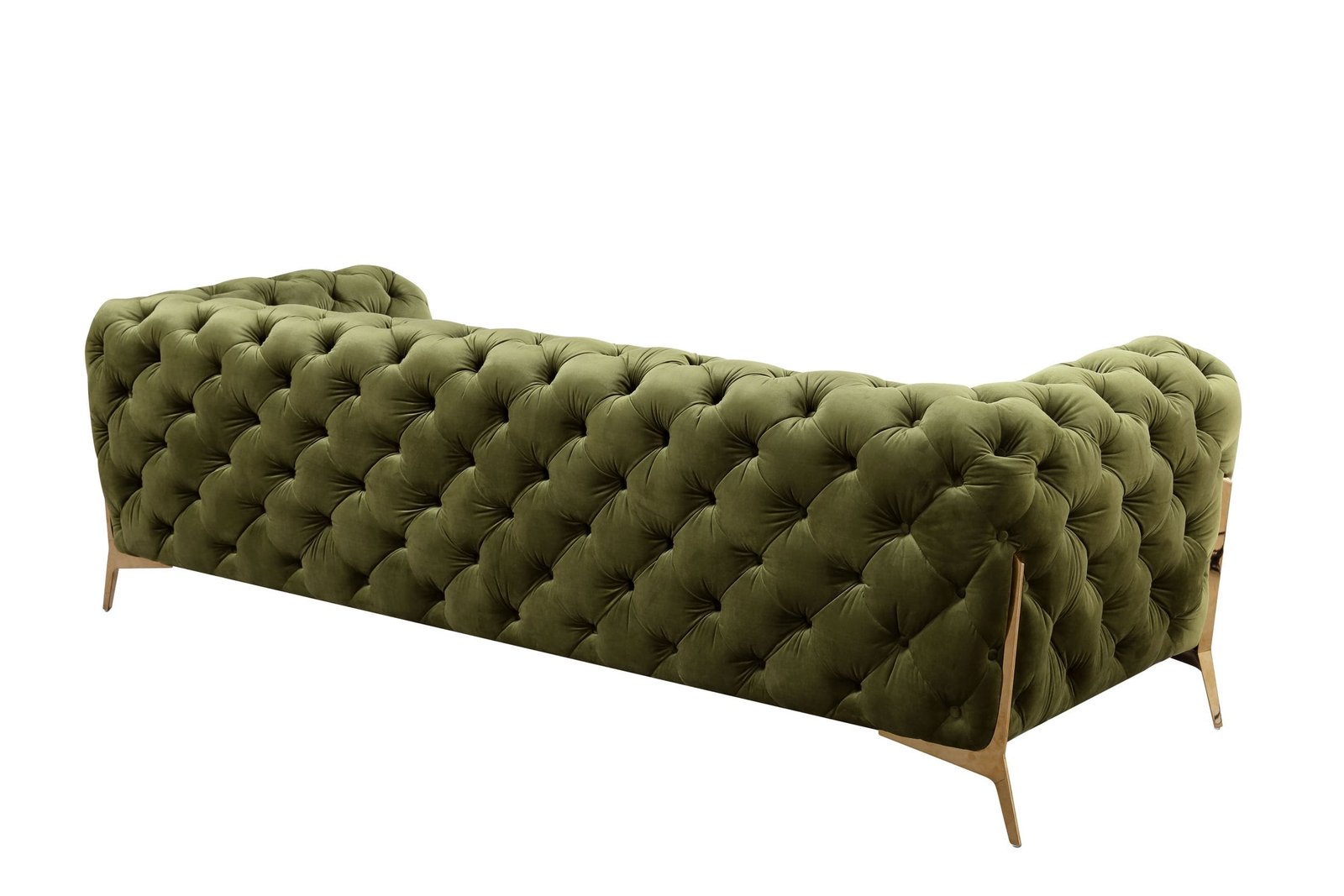 Divani Casa Sheila - Transitional Green Fabric Sofa - Image 2
