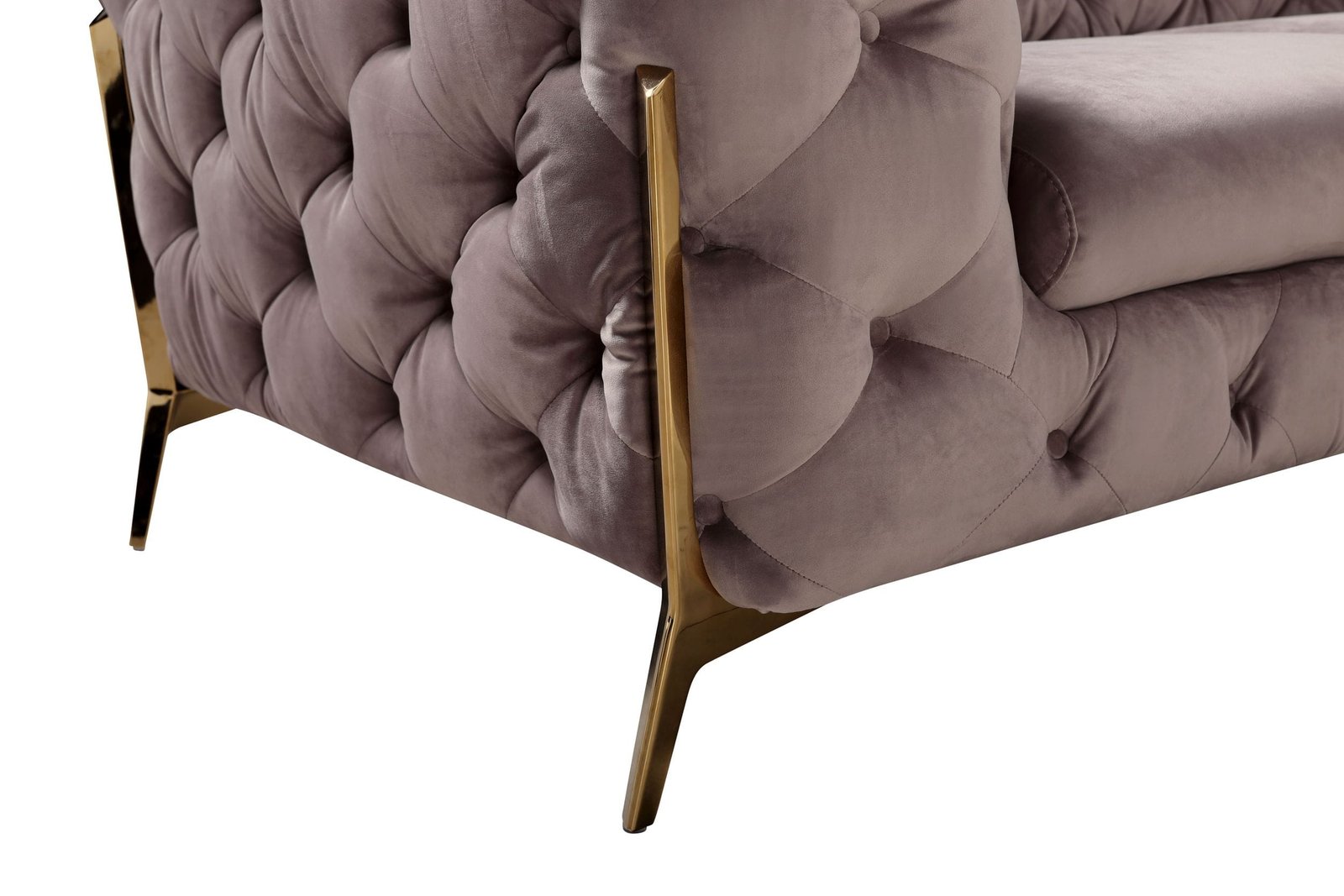 Divani Casa Sheila - Transitional Black Fabric Sofa - Image 3