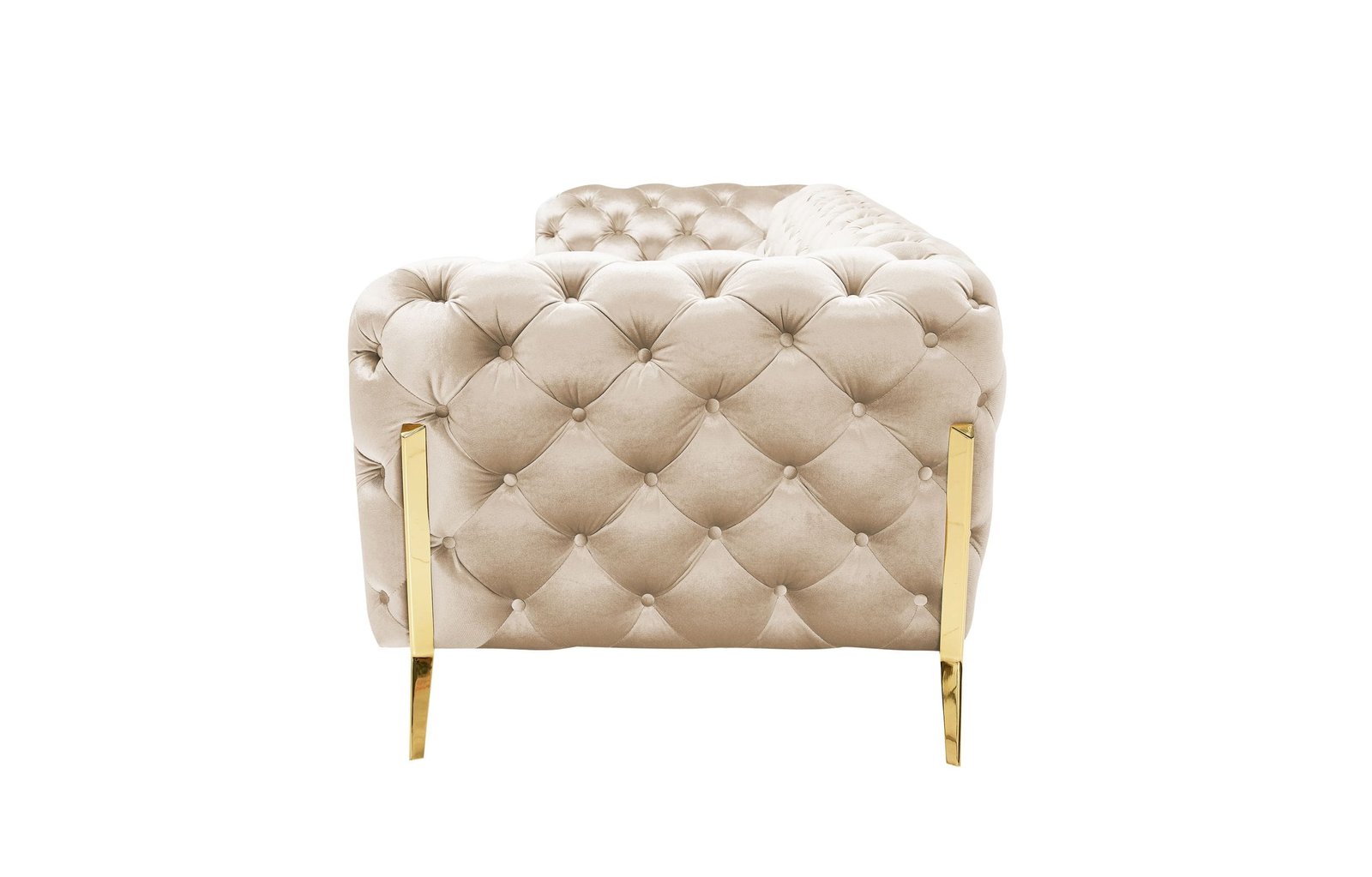 Divani Casa Sheila - Transitional Light Beige Fabric Sofa